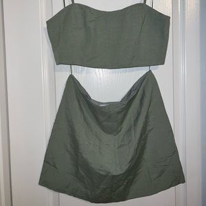 Sage Green Top and Skirt Set - Luca and Grae